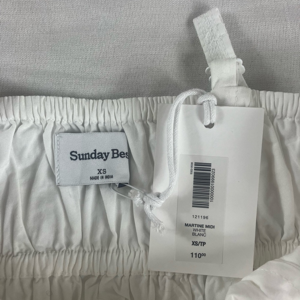 Sunday Best White Martine Midi Dress - Picture 5 of 6